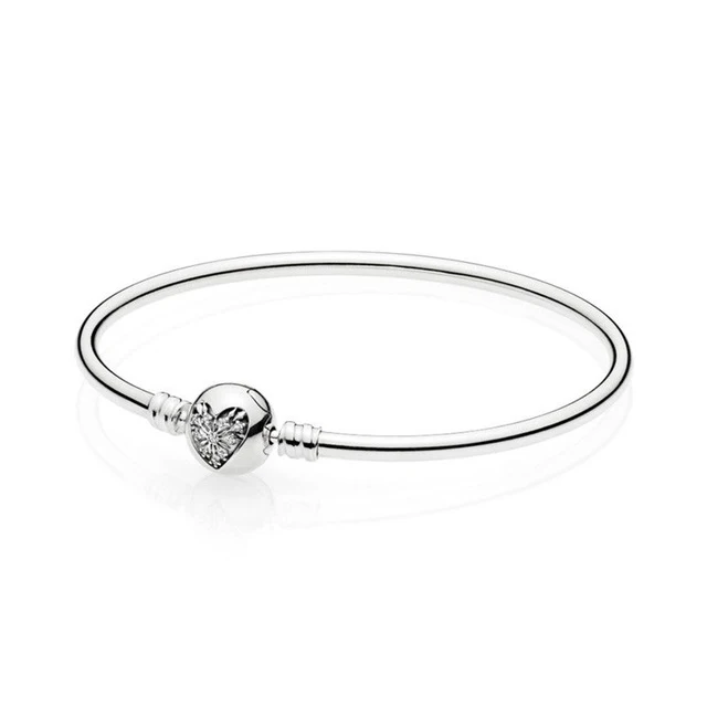

Kristie 100% 925 Sterling silver 1:1 Original Authentic Charm Basic Bracelet Suitable DIY Beaded Women Jewelry 596404CZ