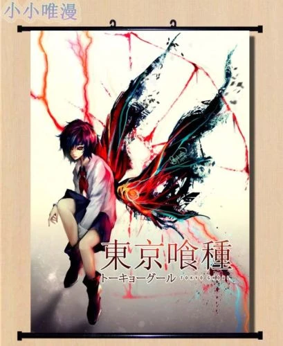 Tokyo ghoul Anime Pared Arte Cartel de desplazamiento Decoración del hogar