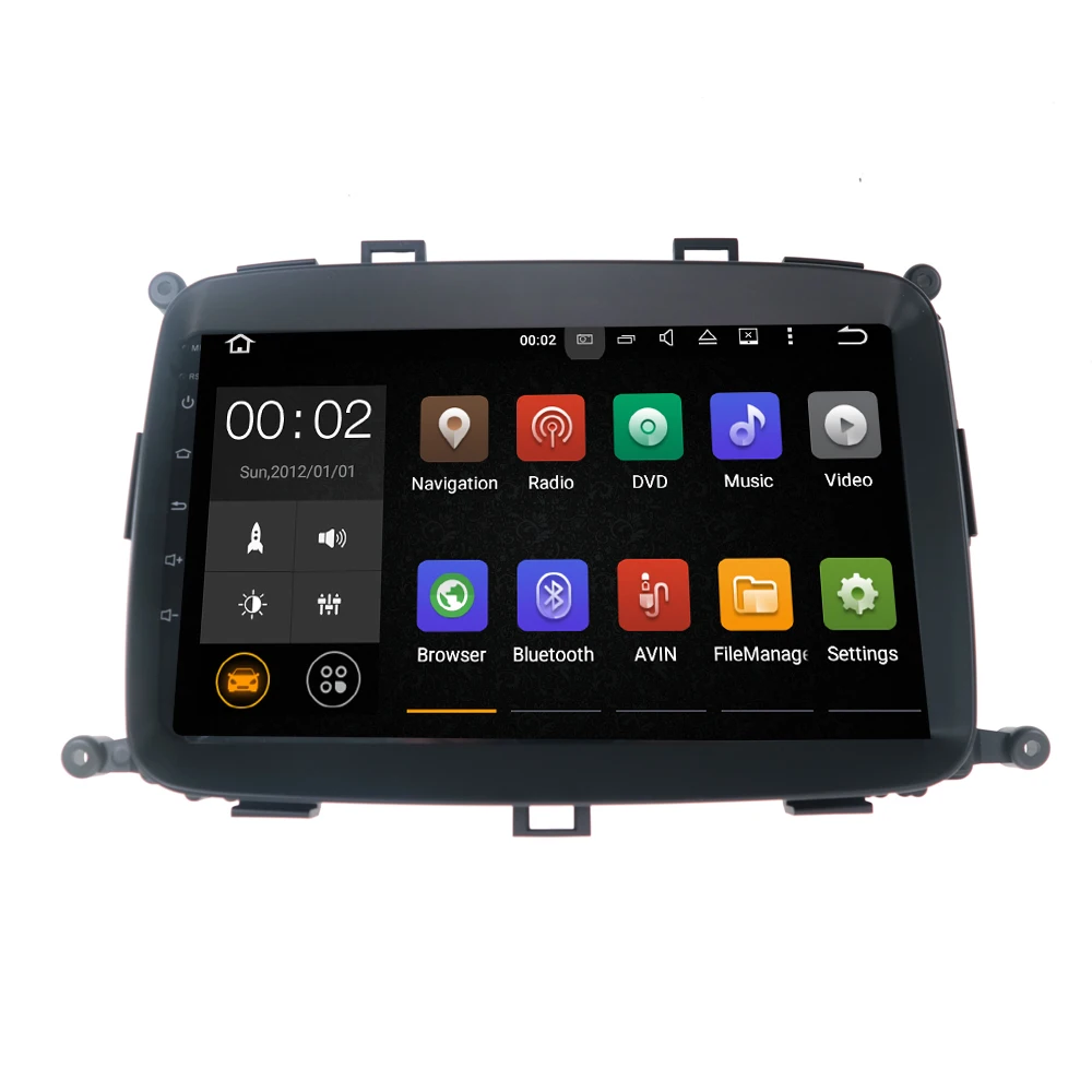 Android 9,0 радио автомобиля CD DVD плеер gps навигация для KIA CARENS 2013+ стерео головное устройство мультимедиа авто