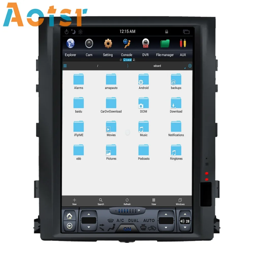 Perfect 16" Tesla style Android 7.1 Car GPS Navigation Multimedia Player for TOYOTA LAND CRUISER LC200 2008-2015 Radio autostereo no dvd 5 Perfect 16" Tesla style Android 7.1 Car GPS Navigation Multimedia Player for TOYOTA LAND CRUISER LC200 2008-2015 Radio autostereo no dvd 5