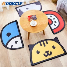 ADQKCLY флисовый тканевый ковер Нескользящая впитывающая мультяшная губка пол коврики для двери вход в ванную 50*80 см коврик колодки