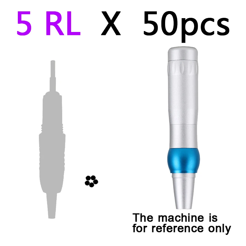 

50Pcs/Lot 5RL Permanent Makeup Needles Stainless Steel Tattoo Liberty Tattoo Needles Eyebrow Charmant Needle Micropigmentacion