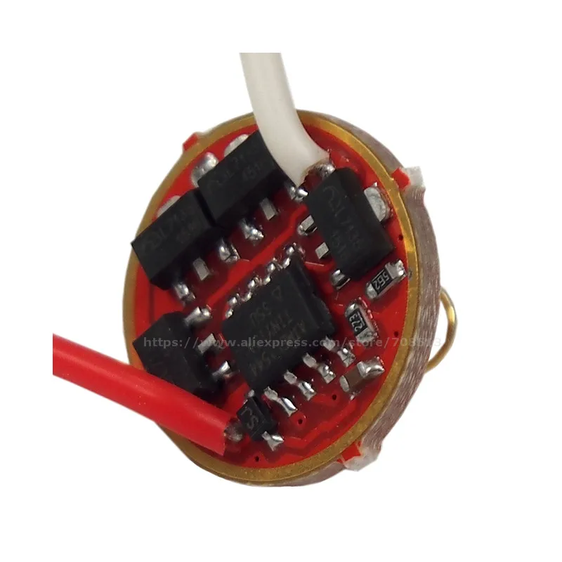 Pion 17mm 2 8 V 4 5 3/ 6/ x AMC7135 группы 3 Mode драйвер фонарика Board (1 шт.)|pion| |
