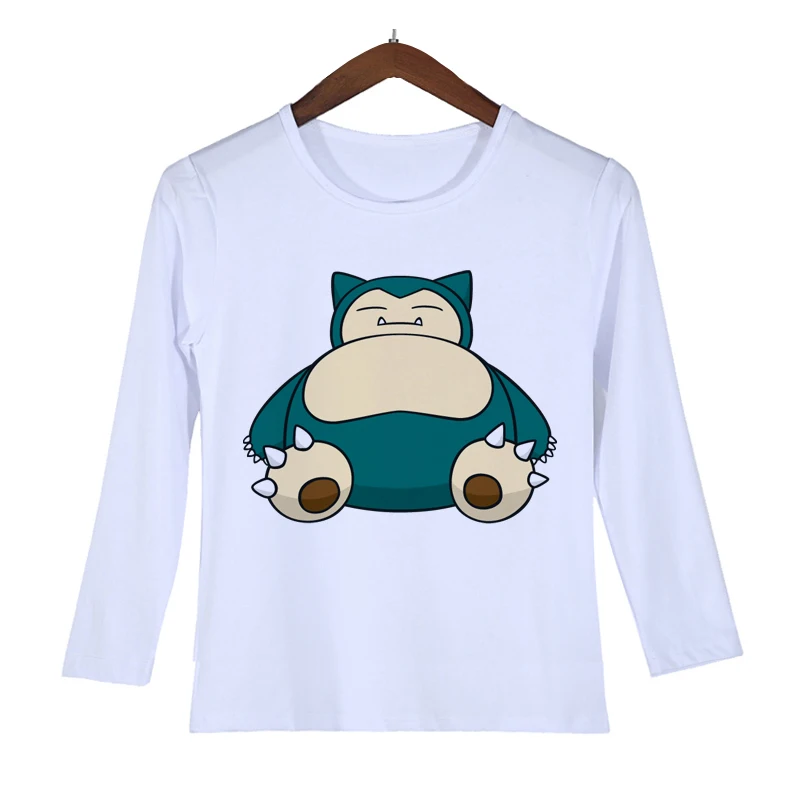 

Fashion Kids T Shirt Pikachu Pokemon Awesome Printed Tee autumn long sleeve t-shirts baby clothing Boy Tops Girl Tees O-60