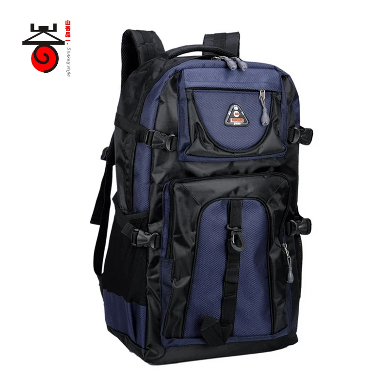 2019 Senkey stil 60L Große kapazität Reise Rucksack Männer Frauen Mode Rucksack Zu Lässig Wasserdichte Laptop Student schule Tasche Kaufen