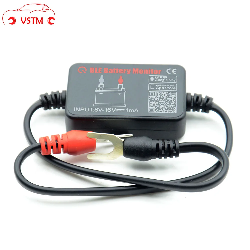 Автомобильный анализатор аккумулятора Bluetooth er BM2 с зарядкой напряжения и