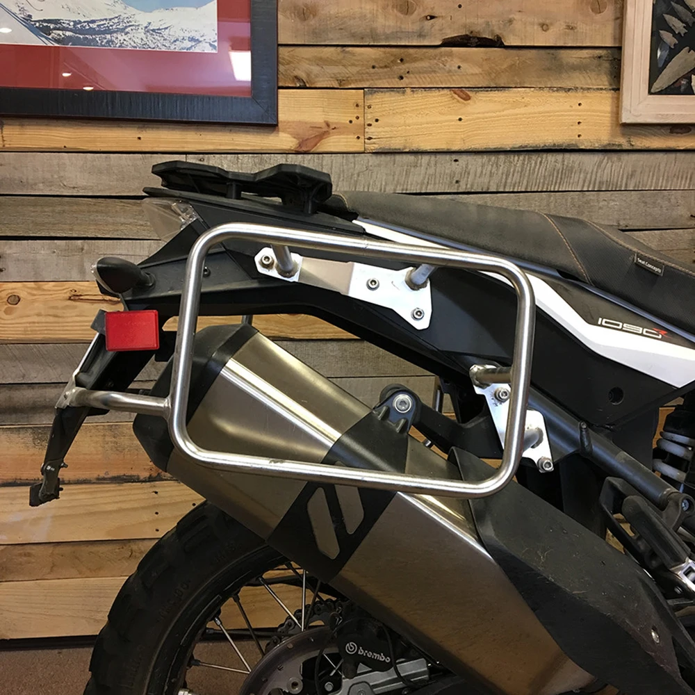 Для BMW R1250GS R1200GS LC Adventure Pannier Rack для BMW GS 1200 1250 LC Adventure Adv 2013- топ-чехол из нержавеющей стали