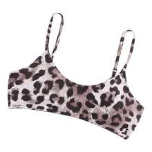 MUQGEW Women Sexy bikini top Leopard Print Swimwear Bathing Beachwear Swimming Top swimsuit female separate Summer