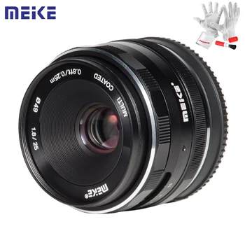 

Meike 25mm F1.8 Manual Wide Angle Prime Lens APS-C Frame Lens for Sony E Mount / for Fuji / M4/3 Camera A6500 A7 A7II A7R X-T30