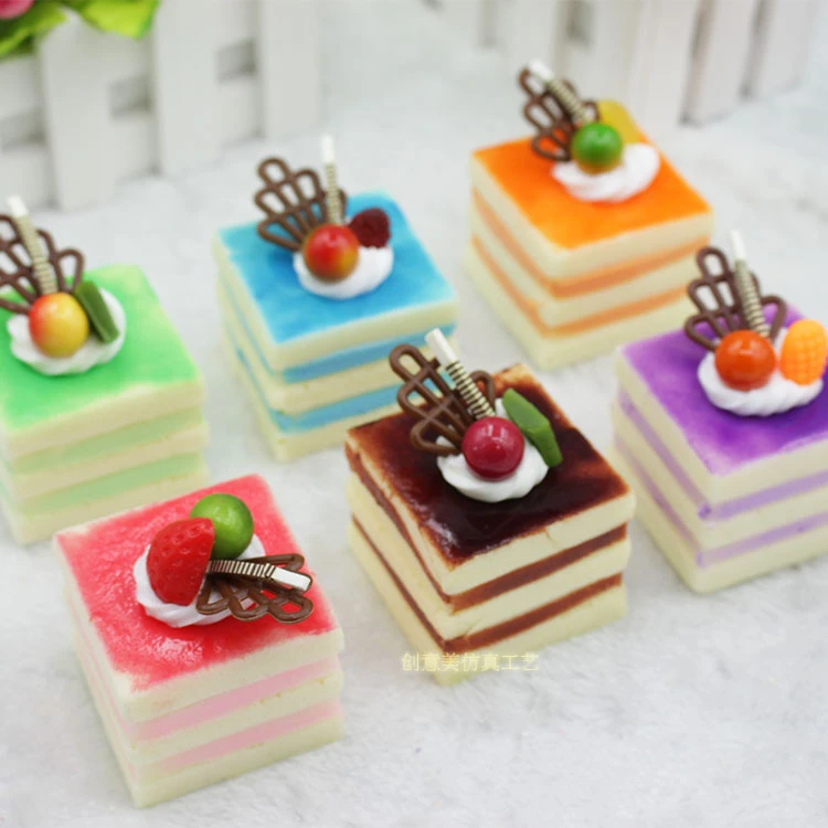 3 Pieces Sans Repetition Simulation Anti Stress Gateau D Anniversaire Jouet Spongieux Enfants Jouer Maison Presser Matcha The Fraise Creme Modele Aliexpress