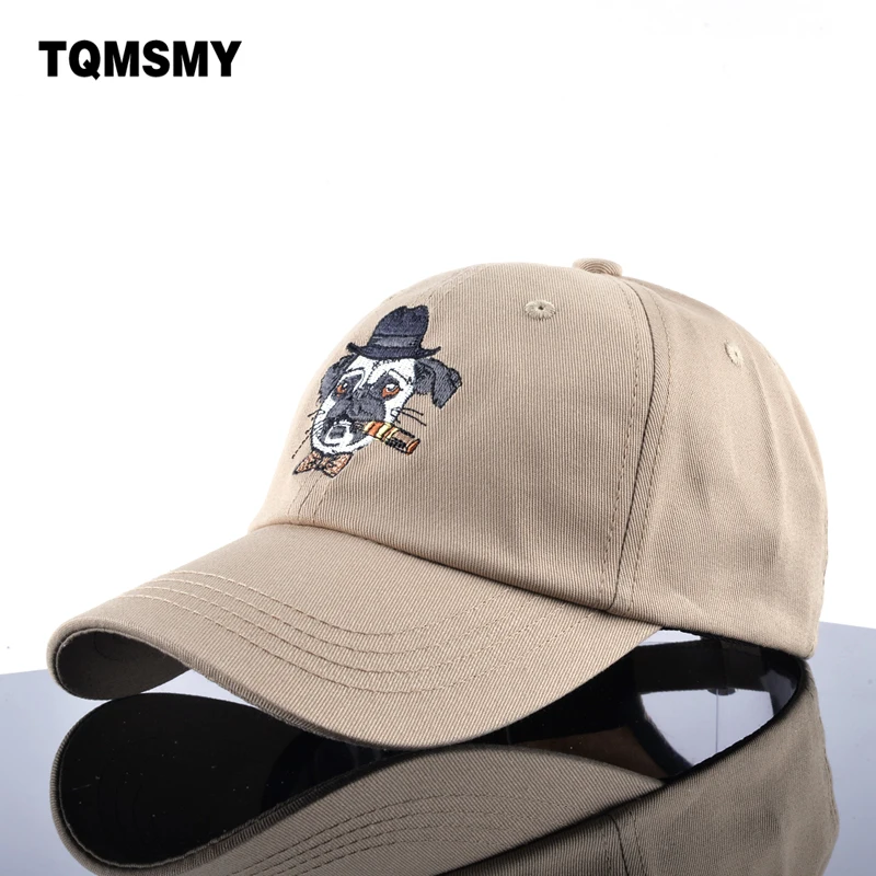 

TQMSMY cotton baseball cap men embroidered dog hats for women bone ladys spring snapback caps Man's summer gorras hip hop hat