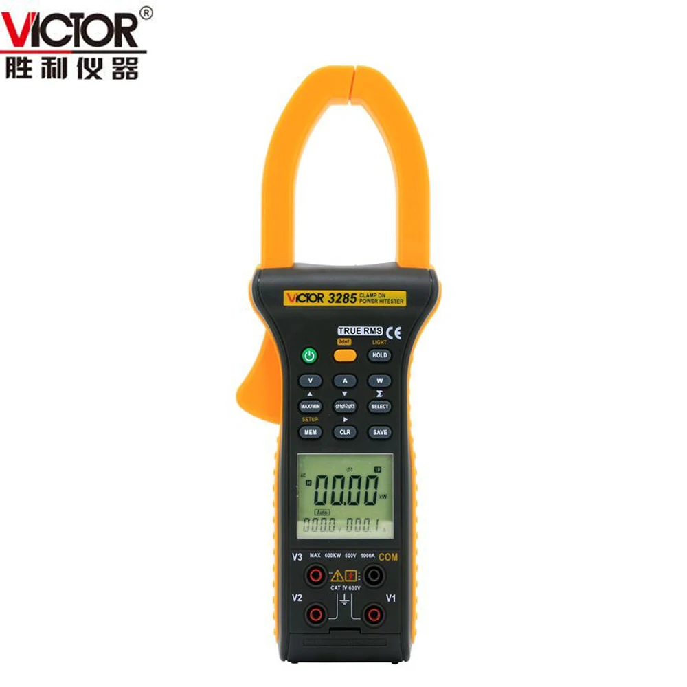 Цифровые токоизмерительные клещи VICTOR VC3285 с функцией True RMS 600 А/В и обнаружение