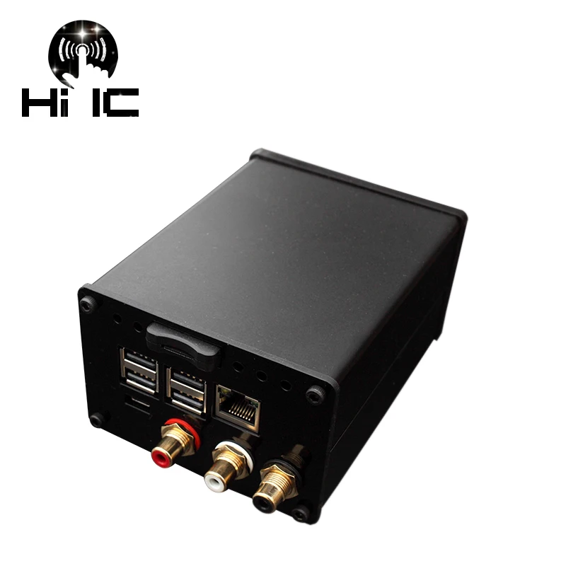 ES9038Q2M HiFi DAC декодер DSD128/PCM384 музыкальный плеер для Raspberry Pi 3B +/3B/2B с 1 54 дюймовым