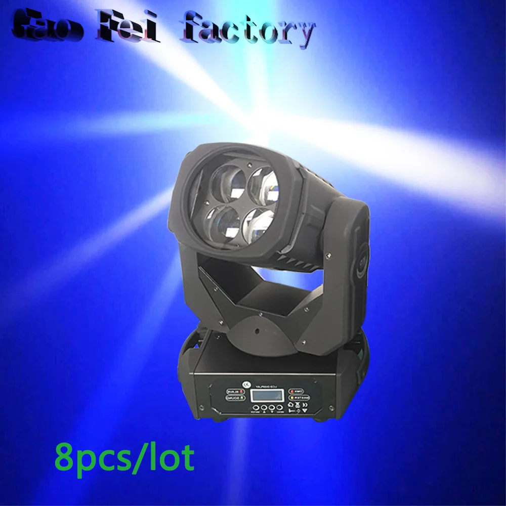

8pcs/lot China moving head light 4x25W super beam 4x25w led moving head