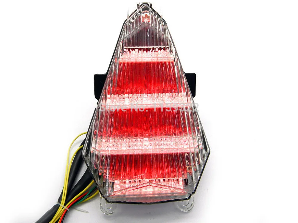 

Motorcycle LED Tail Brake Lights Turn Signal Integrated Flush Light For Yamaha YZF R6 YFZ-R6 2006 2007