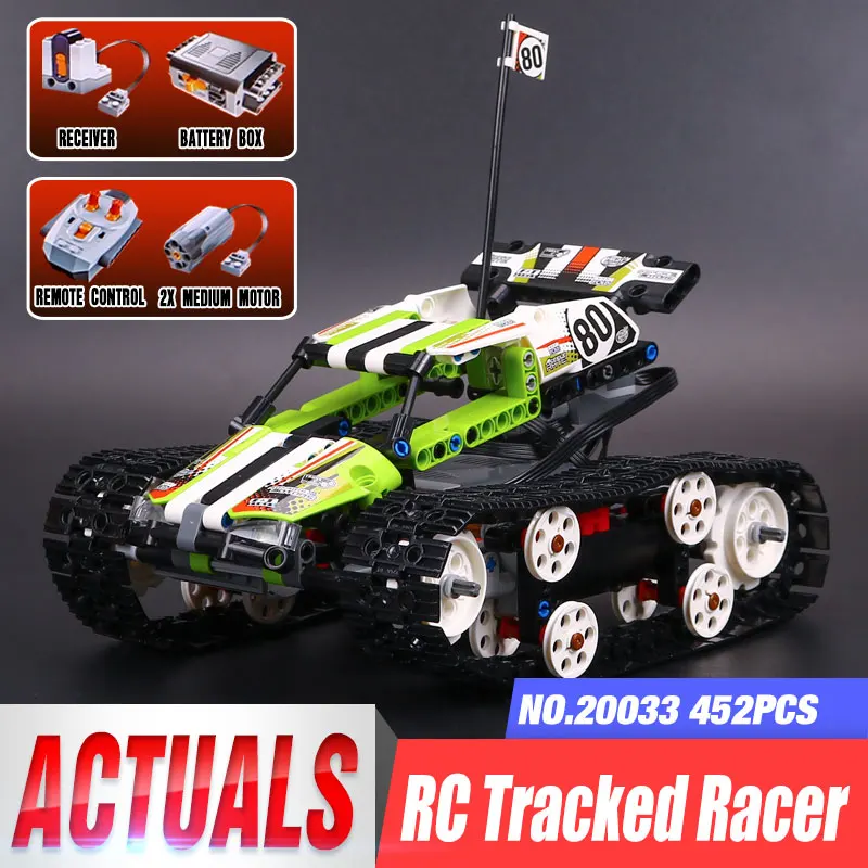 Lepin 20033 Technic The RC Track Remote-Control Race Car Set Building Blocks Electric Motor Power Function Model Legoing 42065 Lepin 20033 Technic The RC Track Remote-Control Race Car Set Building Blocks Electric Motor Power Function Model Legoing 42065