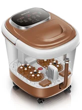 Fully-automatic foot massager electric foot bath thermostated pediluvium device bucket feet massage spa pedicure machine