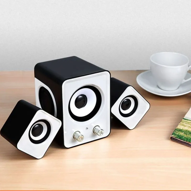 

PC Hifi Speakers Stereo Sound Multimedia Bass Speaker USB Powered For Computer And Laptop