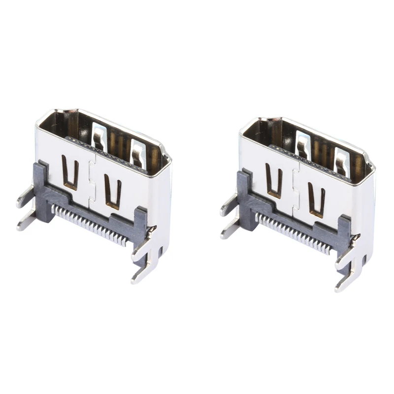2 Pcs HDMI Port Socket Jack Connector Replacement for Playstation 4 For