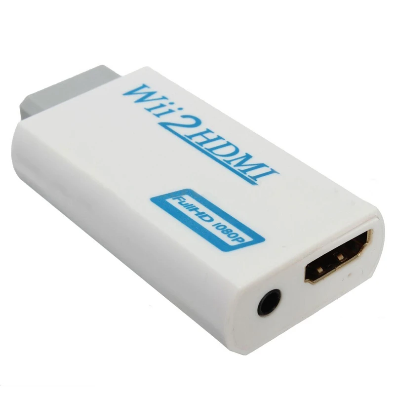К HDMI Wii2HDMI Full HD FHD 1080P конвертер адаптер 3,5 мм аудио выход Jack