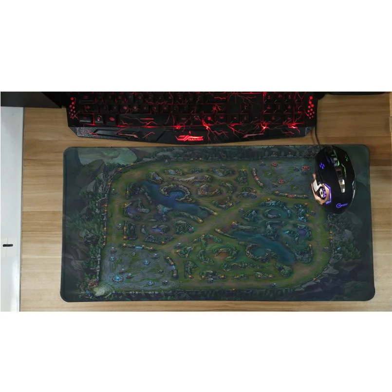 Map of the world gamer Mouse pad Mousepad keyboard mat for Notebook Computer Map Diy Custom (2)