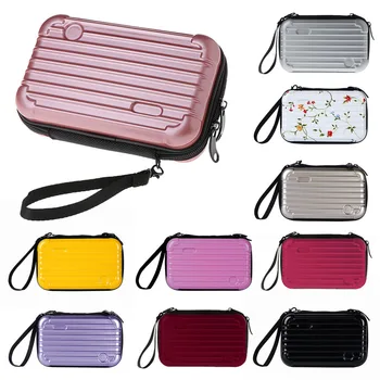 

Mini Luggage Makeup Case Lady Cosmetic Handbag Pouch Toiletry Organizer Bag