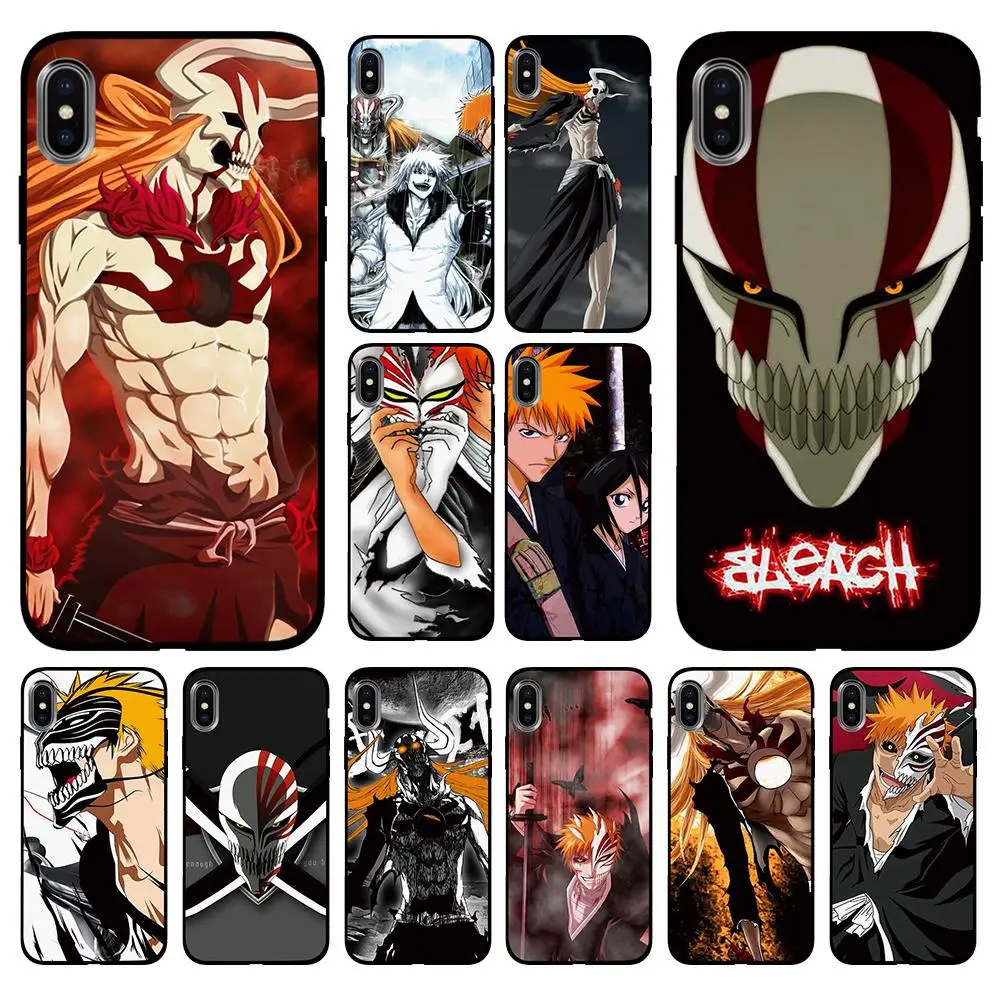 Bleach cool anime Мягкий ТПУ чехол для Apple iPhone 6 6S 7 8 Plus 5 5S SE X XS MAX XR силиконовые чехлы |