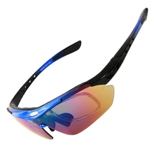 5 Lens Men Polarized Cycling Glasses Outdoor Sports Windproof Eyewear Women Bicycle Glasses Sunglasses Goggles Gafas Ciclismo