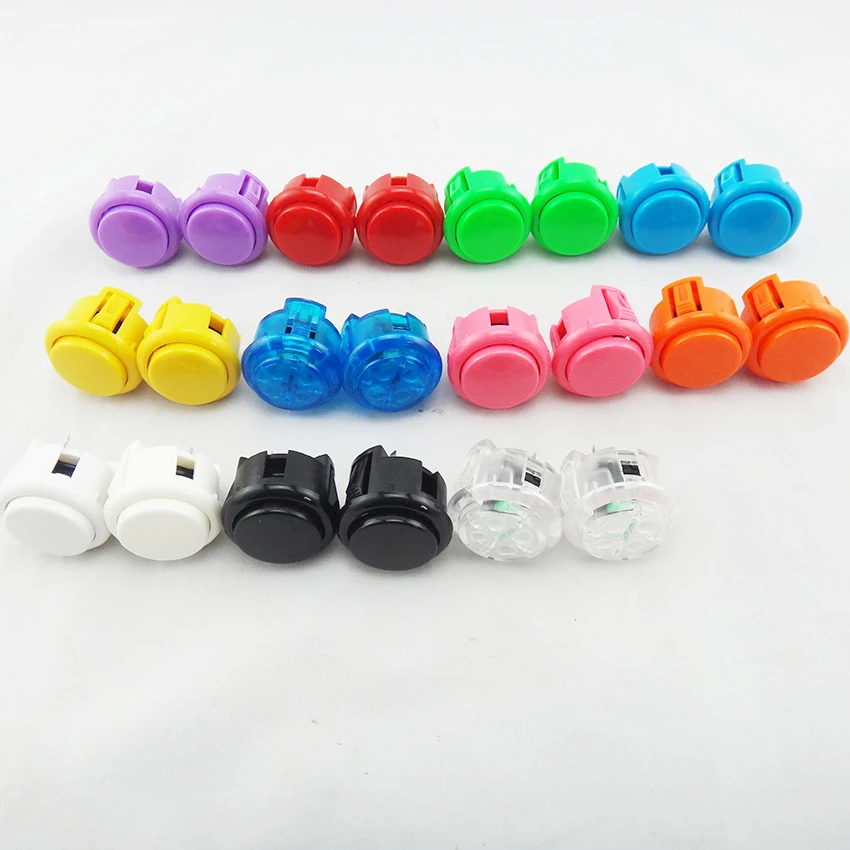 

Arcade Push Button Durable 30mm Arcade Button Built-in Micro Switch Perfect Replace Jamma Game Long Switch Multi-color wholesale