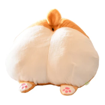 

Super Cute Sexy Corgi Dog Hip Butt Plush Pillows & Hand Warmers Cartoon Stuffed Animals Corgi Buttocks Cushions Kids Toys Gifts