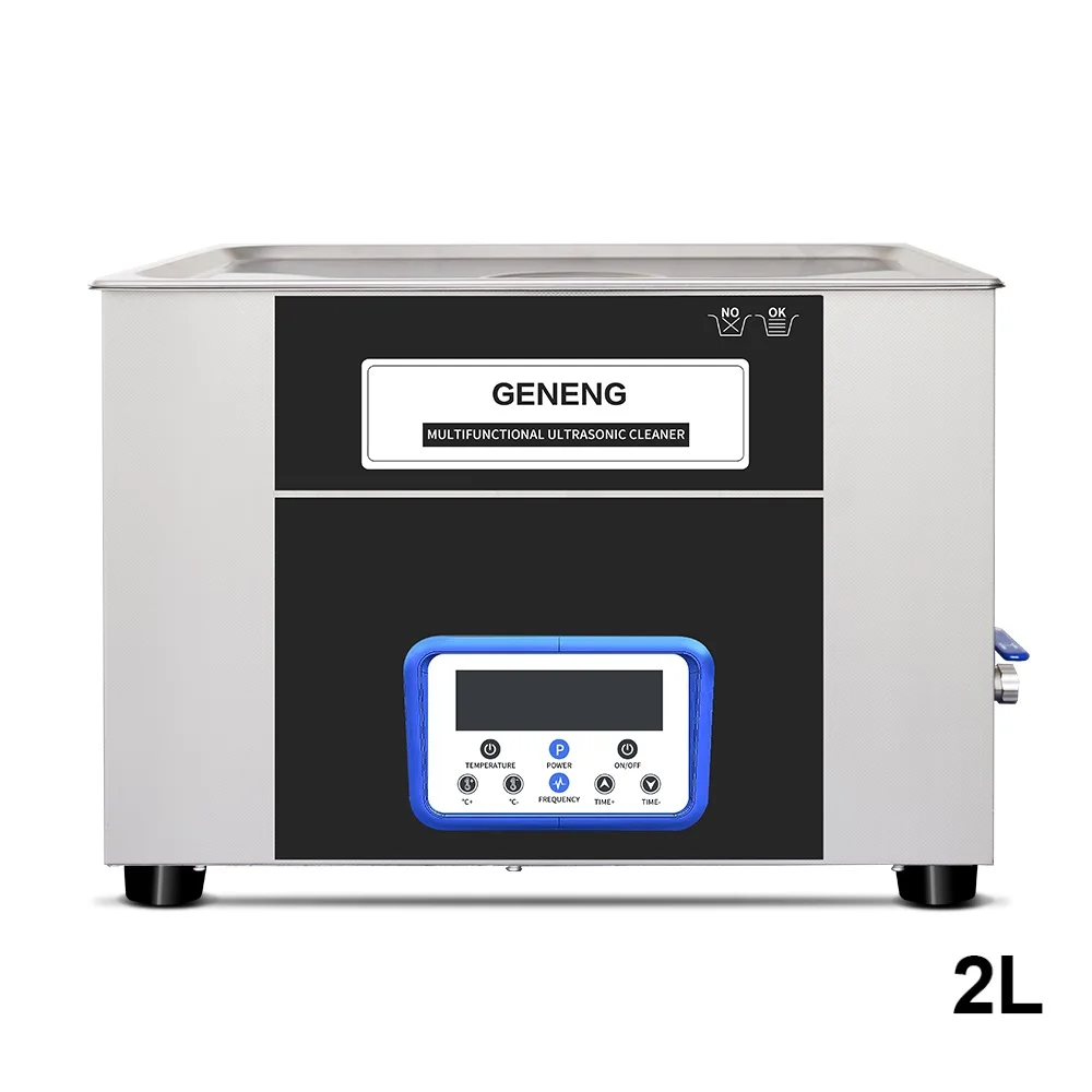 

Double Frequency 2L Ultrasonic Cleaning Machine Time Heat Adjustment Lab Watches Metal Hardware Cup Vegetable Ultrasonic Washing