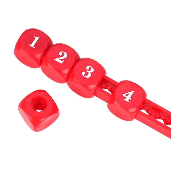 

Red Foosball Soccer Table Air Hockey Scoring Units Counter Keeper Numbered From 1-10 for Indoor Sports