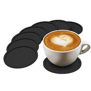 

Drink Coasters Set of 8 - Tabletop Protection For Any Table Type, Wood,Glass, Marble, Stone Tables- Any Size of Drinking Glasses