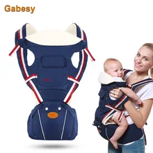 Gabesy эргономичный слинг Hipseat Многофункциональный 3 в 1 Рюкзак-переноска с защитой головы и ветрозащитной задней обмоткой для малышей