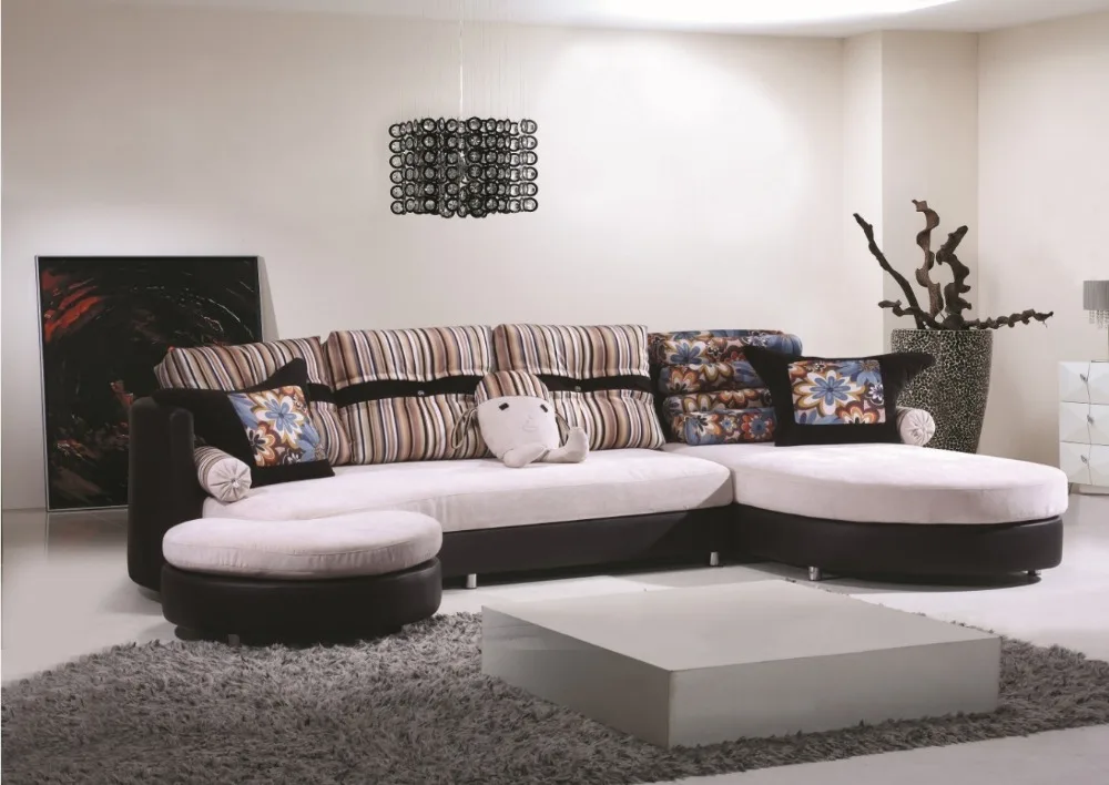2015 latest design foshan furniture living room set 1038 di Sofa Ruang