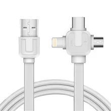 3 в 1 освещение Быстрая зарядка провод синхронизации данных Шнур для IPhone 7 8 6 Plus X Xiaomi TPE Micro usb type-C кабель быстрой зарядки 1 м линия