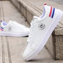 Дизайнерские мужские белые вулканизированные туфли на плоской подошве; удобные мужские кроссовки на шнуровке; tenis masculino adulto; мужские кроссовки наивысшего качества; zapatillas