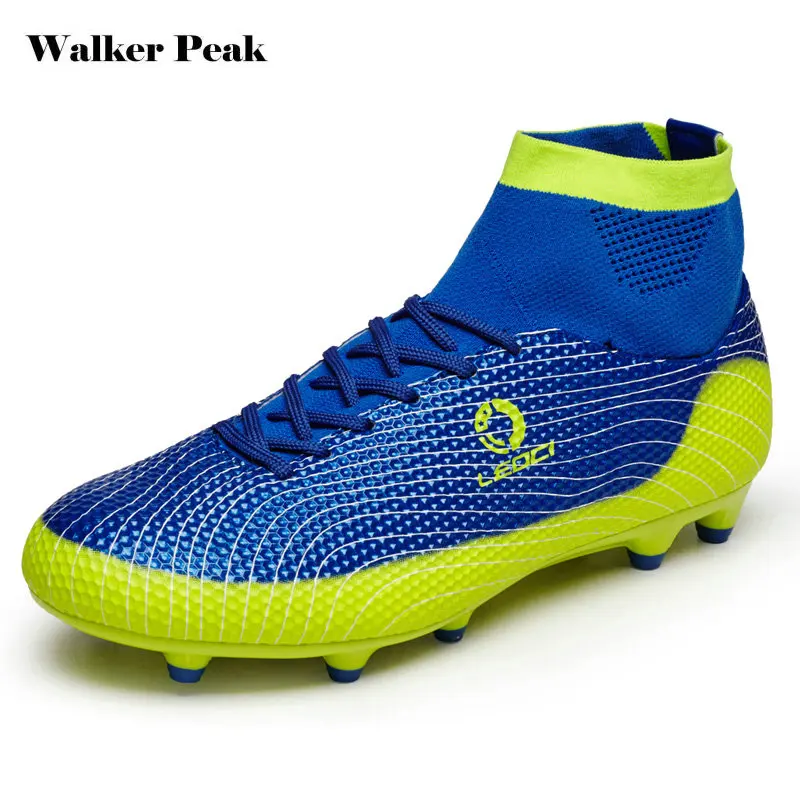 Image High Ankle Football Boots Kids Botines Botas Futbol 2017 Youth Superfly Soccer Sports Shoes Outdoor Training Sneakers Hot Sale