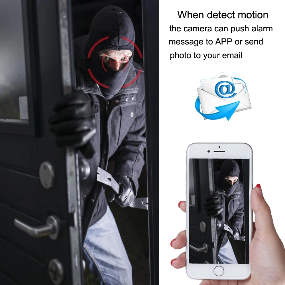 Di Sicurezza domestica HD Mini Macchina Fotografica di WiFi Senza Fili Piccolo IP CCTV Telecamera A