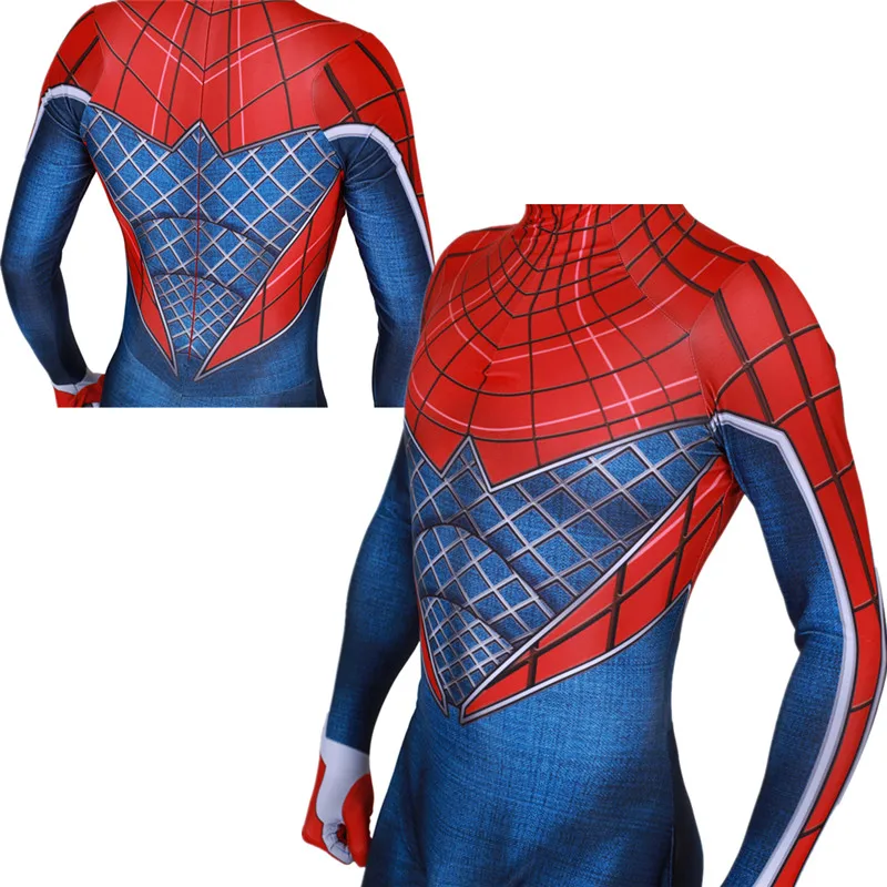 Adult-Kids-SPIDER-PUNK-Hobie-Brown-Cosplay-Costume-Zentai-Spiderman-Superhero-Bodysuit-Suit-Jumpsuits