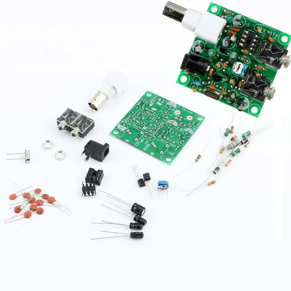 

HAM RADIO 40M CW Shortwave Transmitter Receiver 7.023-7.026MHz QRP Pixie Kit DIY DC 9v-14v DIY Radio Transmitter Receiver Kit