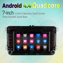 7inch Android 4.4.4 Quad Core Car DVD GPS Radio For VW Golf 5 6/Polo/Passat/Jetta/Tiguan/Touran #FD-4559
