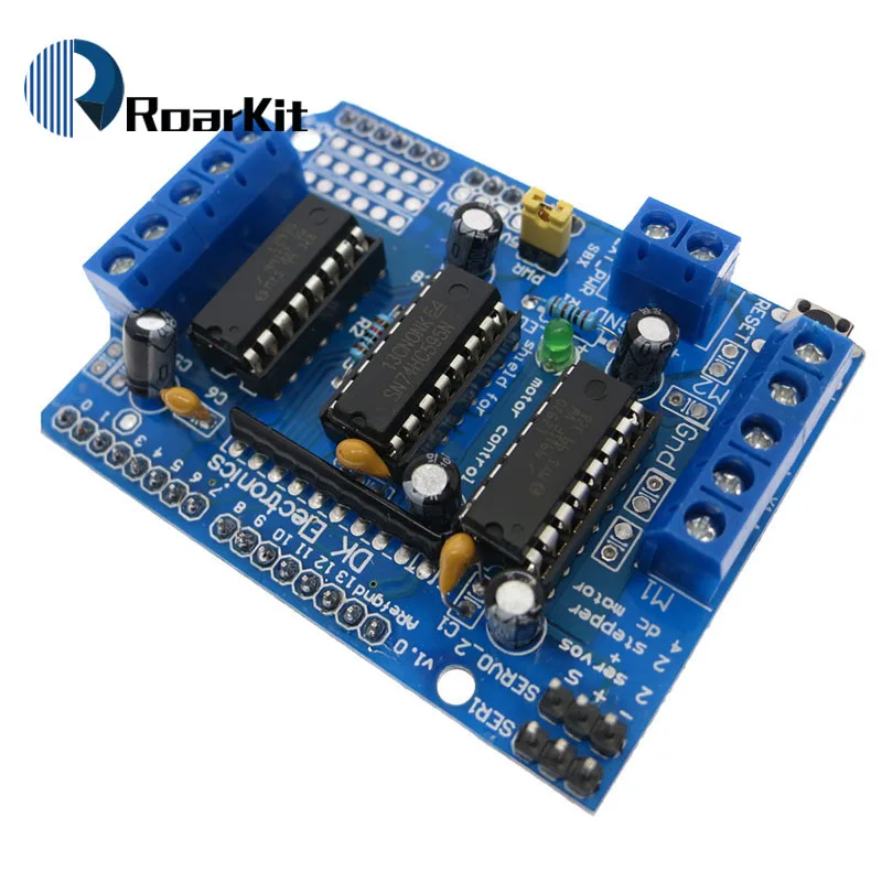 L293D щит управления двигателем плата расширения привода двигателя для Arduino Щит