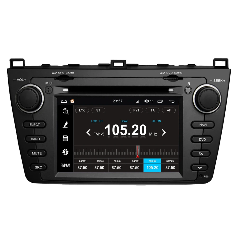 Roverone для Mazda 6 Mazda6 2008-2013 Android 8,0 2G Оперативная память 8 Core HD Экран автомобиля медиа-Средства для укладки волос Авто запасные Запчасти