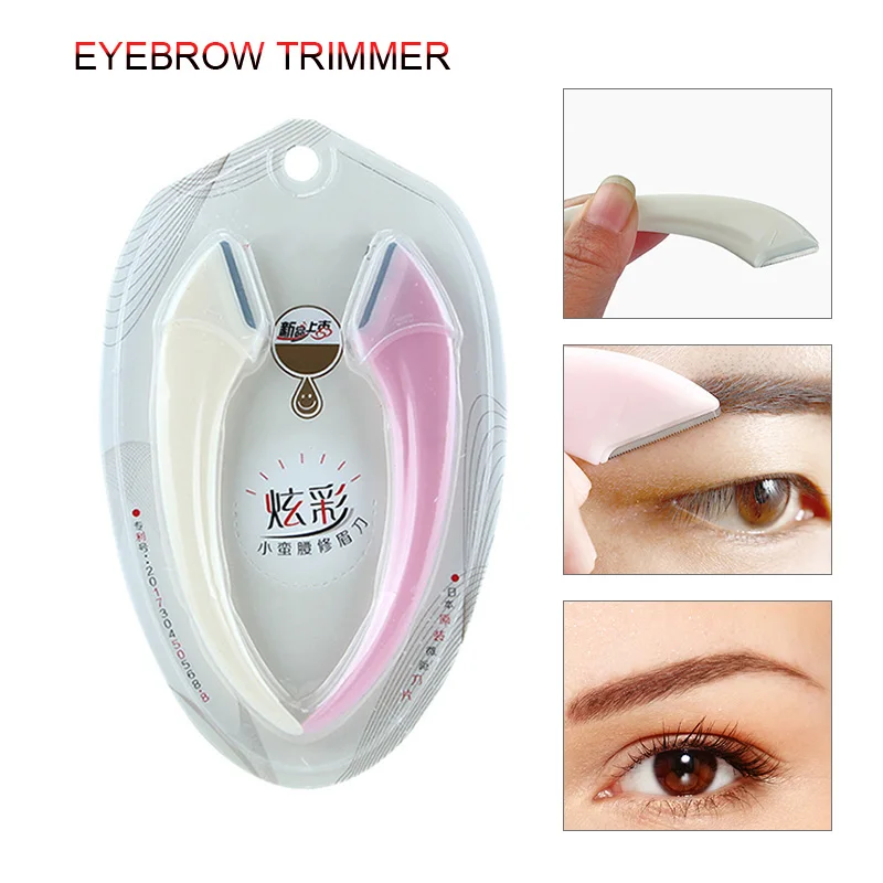 

2Pc/Set Anti-scratch Eyebrow Trimmer For Beginner Eyebrow Razor Facial Hair Remover Eyebrow Trimmer Mini Makeup Shaper Shaver HB