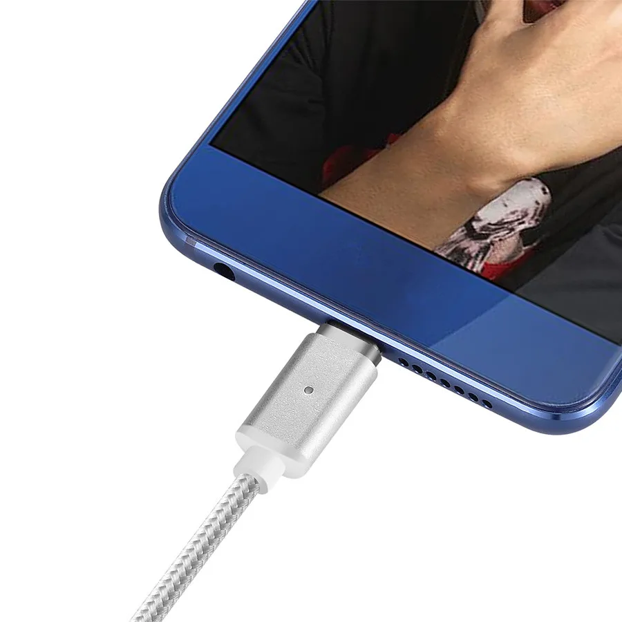 Новый Плетеный Магнитный кабель USB Type C адаптер 3 1 Магнитная Зарядка для HUAWei P9 sam