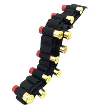 Охотничья сумка держатель Тактический 12 GA дробовик оболочка бандолир страйкбол 27 патронов Shotshell патроны держатель ремень 140 см