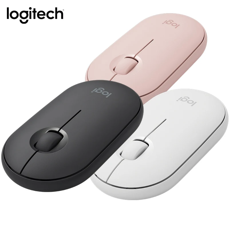 Оригинальная Новейшая Bluetooth Мышь Logitech PEBBLE тонкая светильник Кая 1000DPI 100 ГГц