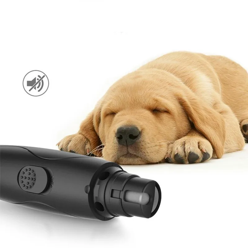 

Pet Dog Electric Nail Grinder Portable Dog Cat Care Grooming USB Rechargeable Nails Trimmer Clipper Pets Nail Cutter Hot Sale