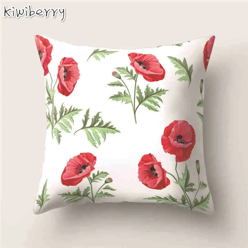 

Vintage Tropical Rainforest Flower Plant Polyester Sofa Cushion Leaf Geometry Wedding Decor Chair Pillow Almofada Boho
